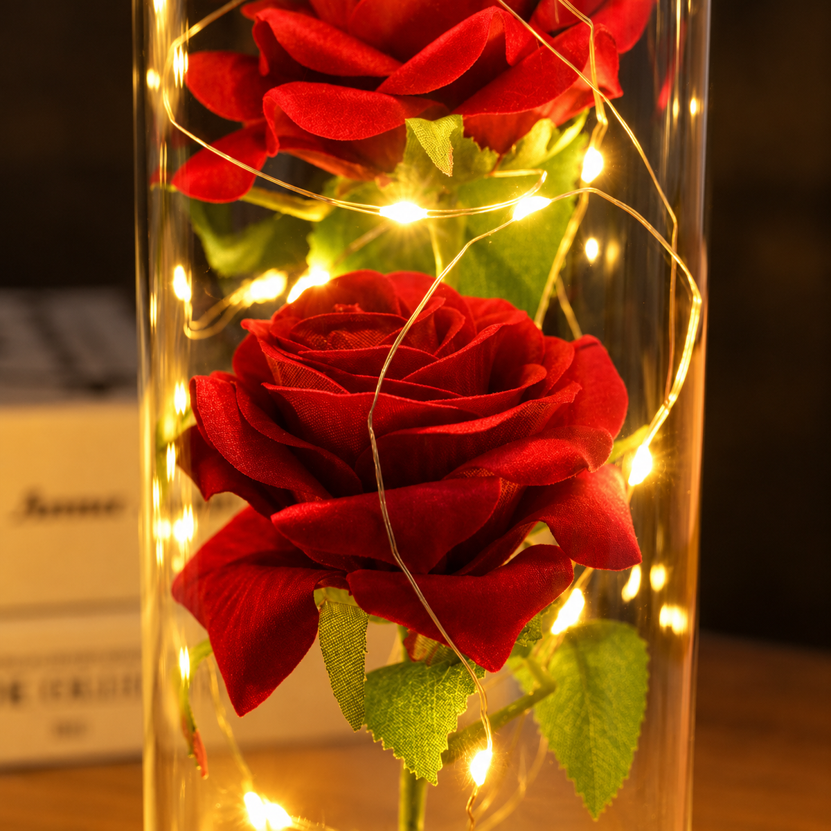 Eternal Rose LED Glass Dome